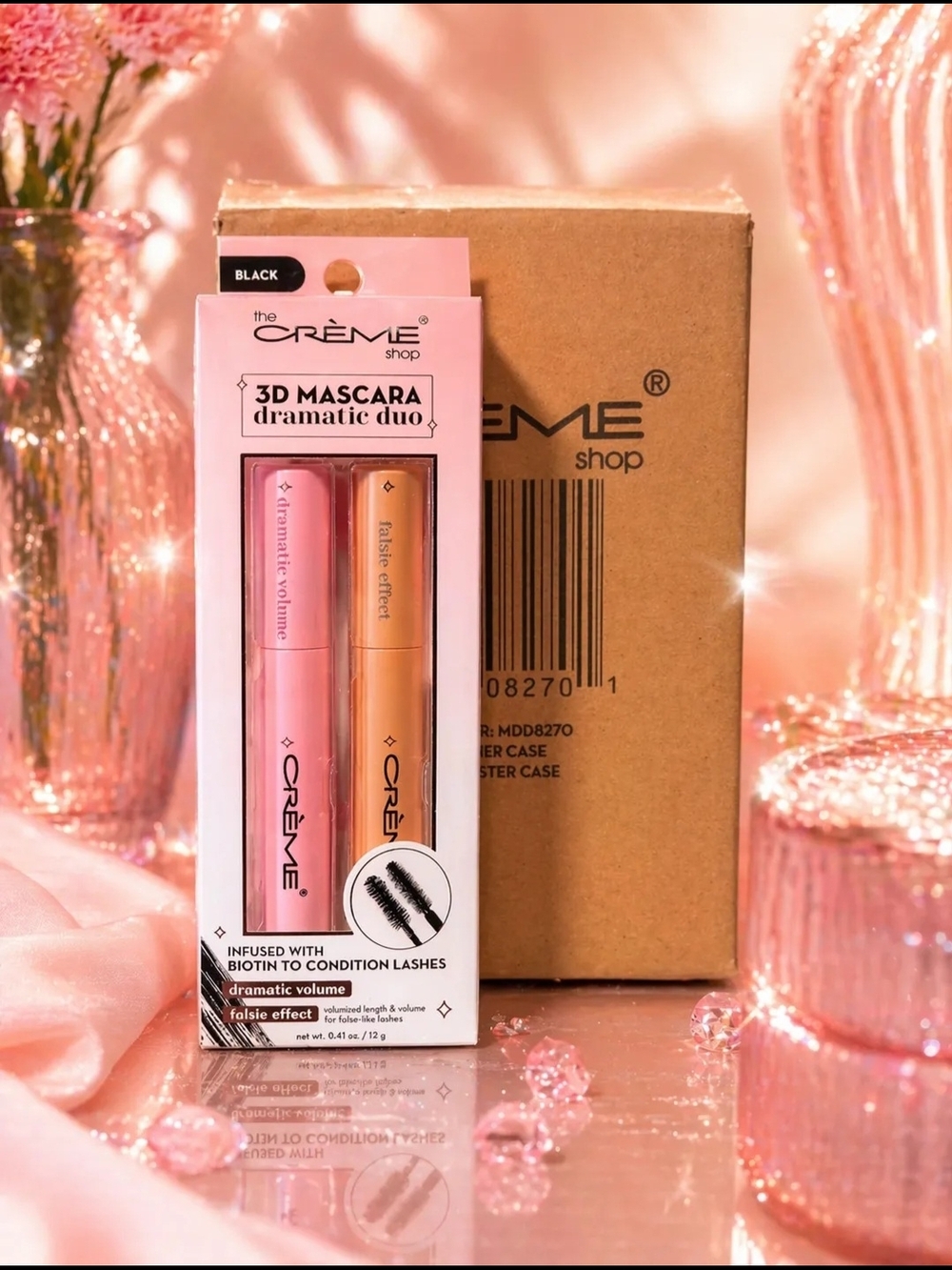 The Crème Shop 3D Mascara Dramatic Duo - Pink & Gold